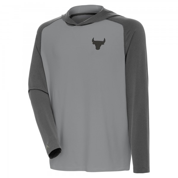 Толстовка Chicago Bulls Antigua Gray Tonal Intrepid