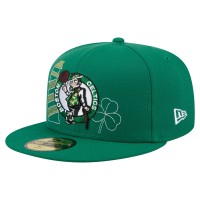 Бейсболка Boston Celtics New Era Kelly Green State Stitch 59FIFTY