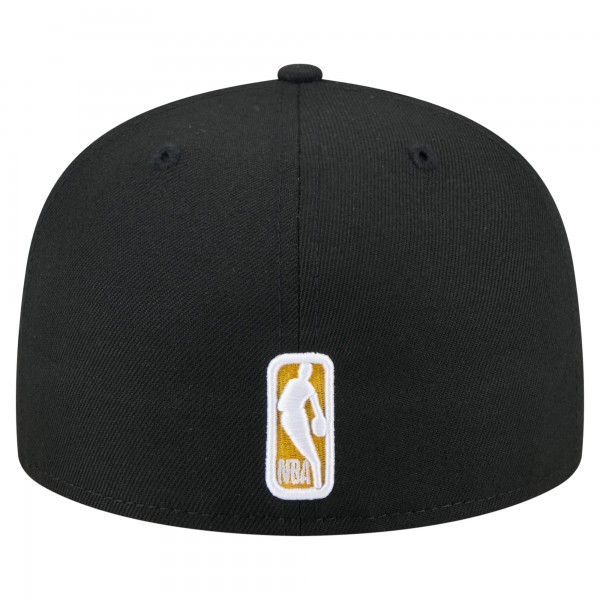 Бейсболка Los Angeles Lakers New Era Black State Stitch 59FIFTY