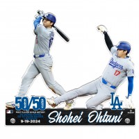 Los Angeles Dodgers Shohei Ohtani 50/50 Club 12 Limited Edition Steel Acrylic Plaque
