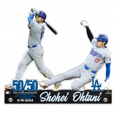 Los Angeles Dodgers Shohei Ohtani 50/50 Club 12 Limited Edition Steel Acrylic Plaque