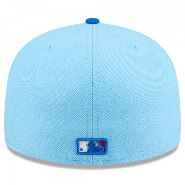 Бейсболка Los Angeles Dodgers New Era Light Blue/Royal 2025 Fourth of July 59FIFTY