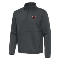 Кофта на короткой молнии Chicago Bulls Antigua Pewter Twist