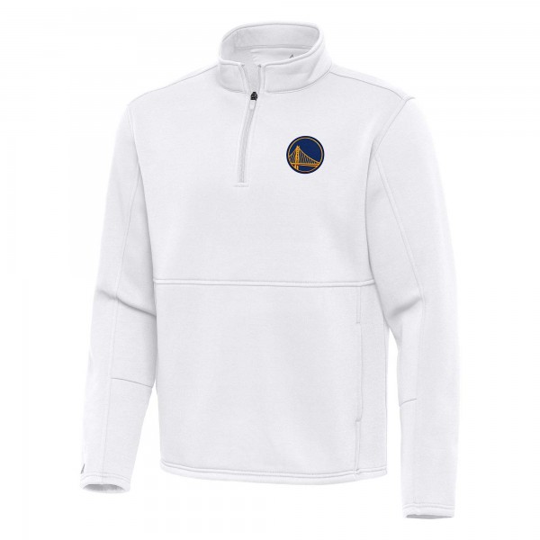 Кофта на короткой молнии Golden State Warriors Antigua Twist – White