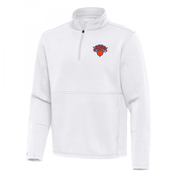 Кофта на короткой молнии New York Knicks Antigua  Twist&nbsp;– White