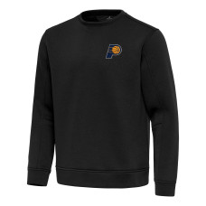 Indiana Pacers Antigua Black Relevant Pullover Sweatshirt