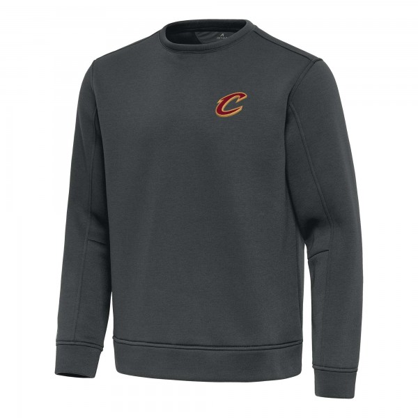 Cleveland Cavaliers Antigua Pewter Relevant Pullover Sweatshirt