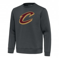 Cleveland Cavaliers Antigua Pewter Relevant Pullover Sweatshirt