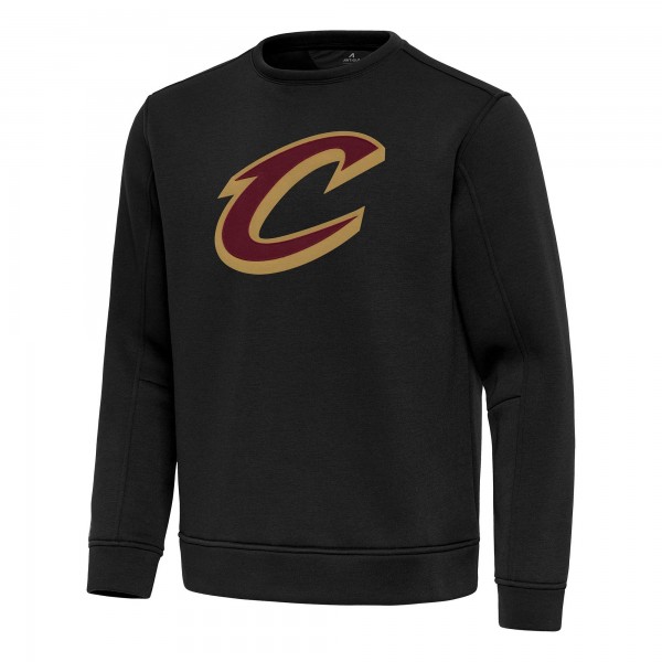 Cleveland Cavaliers Antigua Black Relevant Pullover Sweatshirt