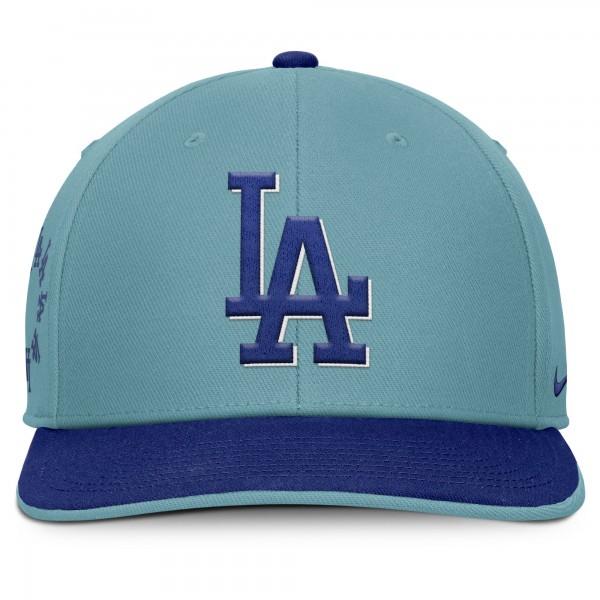 Los Angeles Dodgers Nike Turquoise Fathers Day Pro Performance Snapback Hat