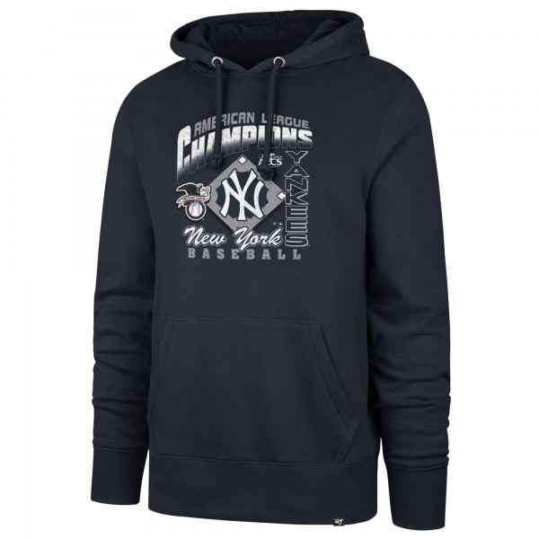 Толстовка New York Yankees 47 Navy 2024 American League Champions Headline