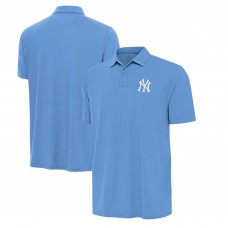 New York Yankees Antigua Powder Blue Era Polo