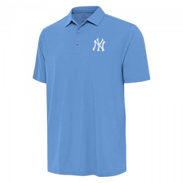 New York Yankees Antigua Powder Blue Era Polo