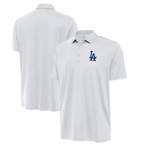 Los Angeles Dodgers Antigua White Eclipse Polo