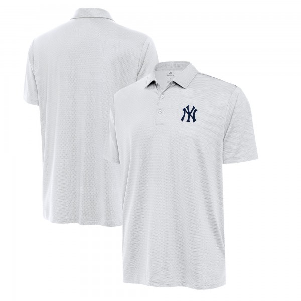 New York Yankees Antigua White Eclipse Polo
