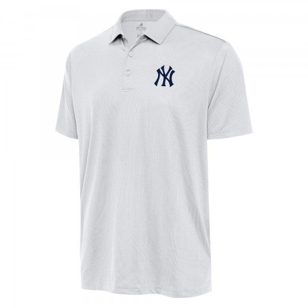 New York Yankees Antigua White Eclipse Polo