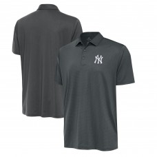 New York Yankees Antigua Pewter Eclipse Polo