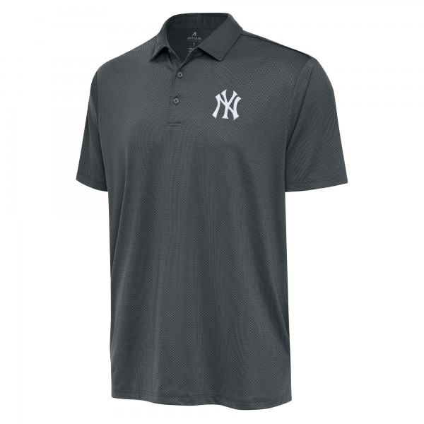 New York Yankees Antigua Pewter Eclipse Polo