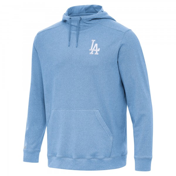 Los Angeles Dodgers Antigua Heather Powder Blue Cloud Pullover Hoodie
