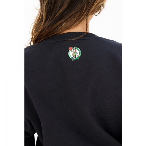 Женская Boston Celtics Terez Black Gemstone Logo Pullover Sweatshirt