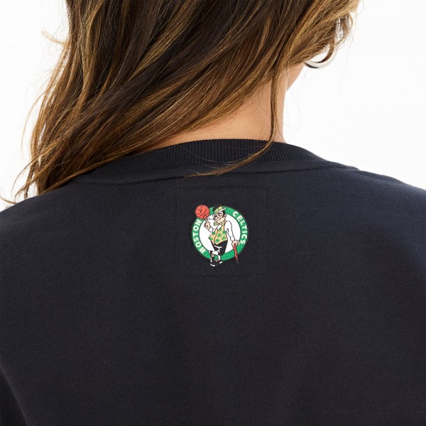 Женская Boston Celtics Terez Black Gemstone Logo Pullover Sweatshirt