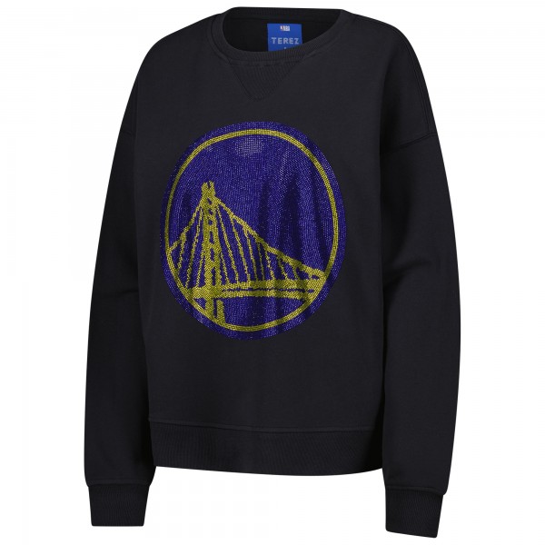 Женская Golden State Warriors Terez Black Gemstone Logo Pullover Sweatshirt