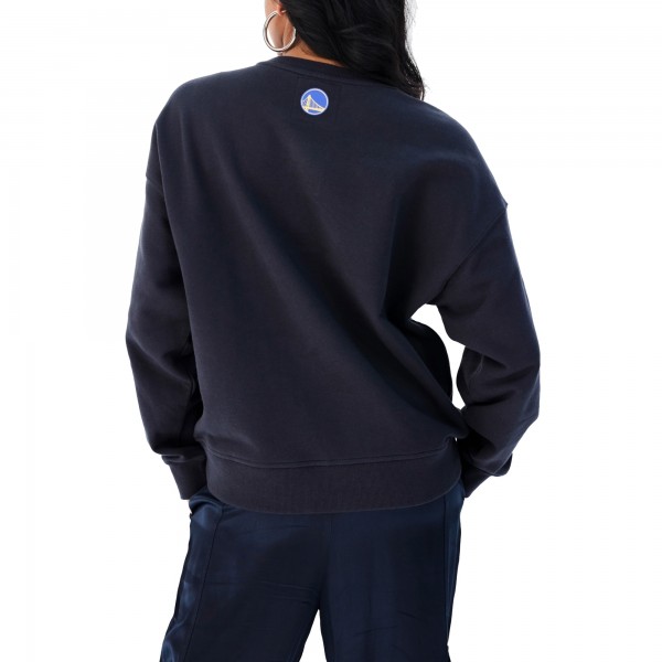 Женская Golden State Warriors Terez Black Gemstone Logo Pullover Sweatshirt