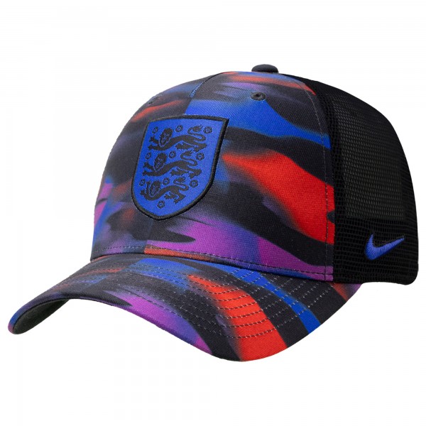 Бейсболка England National Team Nike Unisex Rise Printed Trucker - Black