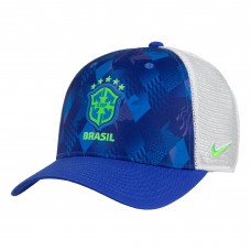 Бейсболка Brazil National Team Nike Unisex Rise Printed Trucker - Blue