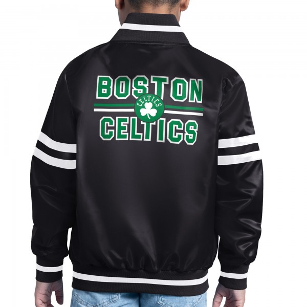 Бомбер Boston Celtics Starter Youth Printed City Team Logo Varsity - Black