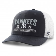 Бейсболка New York Yankees 47 Navy 2024 American League Champions Trucker