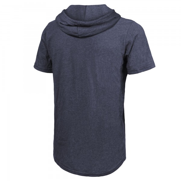 New York Yankees Majestic Threads Navy 2024 World Series Tri-Blend Hoodie T-Shirt