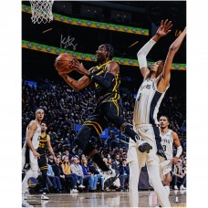 Jonathan Kuminga Golden State Warriors Autographed Fanatics Authentic 16 x 20 Reverse Layup vs. San Antonio Spurs Photograph