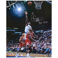 Chris Webber Golden State Warriors Autographed Fanatics Authentic 16 x 20 Hook Shot Photograph with 93-94 NBA ROY Inscription