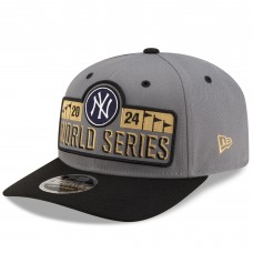 Бейсболка New York Yankees New Era Gray 2024 American League Champions Locker Room 9SEVENTY Stretch-Snap