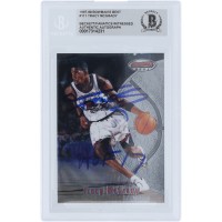 Tracy McGrady Toronto Raptors Autographed 1997-98 Bowmans Best #111 Beckett Fanatics Witnessed Authenticated Rookie Card with HOF 17 Inscription