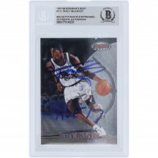 Tracy McGrady Toronto Raptors Autographed 1997-98 Bowmans Best #111 Beckett Fanatics Witnessed Authenticated Rookie Card with HOF 17 Inscription