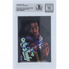 Tracy McGrady Toronto Raptors Autographed 1997-98 Fleer Ultra #138 Beckett Fanatics Witnessed Authenticated 10 Rookie Card