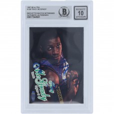 Tracy McGrady Toronto Raptors Autographed 1997-98 Fleer Ultra #138 Beckett Fanatics Witnessed Authenticated 10 Rookie Card with HOF 17 Inscription