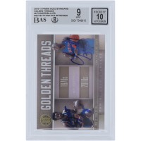 Walt Frazier & Chauncey Billups New York Knicks Autographed 2010-11 Panini Gold Standard Golden Threads #6 #/299 Beckett Fanatics Witnessed Authenticated 9/10 Card