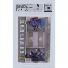 Walt Frazier & Chauncey Billups New York Knicks Autographed 2010-11 Panini Gold Standard Golden Threads #6 #/299 Beckett Fanatics Witnessed Authenticated 9/10 Card