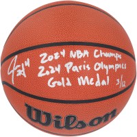 Мяч Jrue Holiday Boston Celtics Autographed Fanatics Authentic Wilson Authentic Series Indoor/Outdoor with Multiple Inscriptions - Limited Edition of 12
