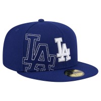 Бейсболка Los Angeles Dodgers New Era Royal Yarn Stitch 59FIFTY
