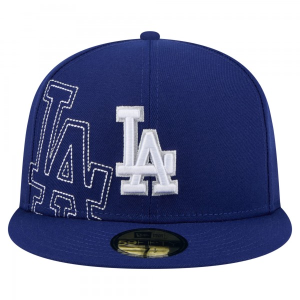 Бейсболка Los Angeles Dodgers New Era Royal Yarn Stitch 59FIFTY