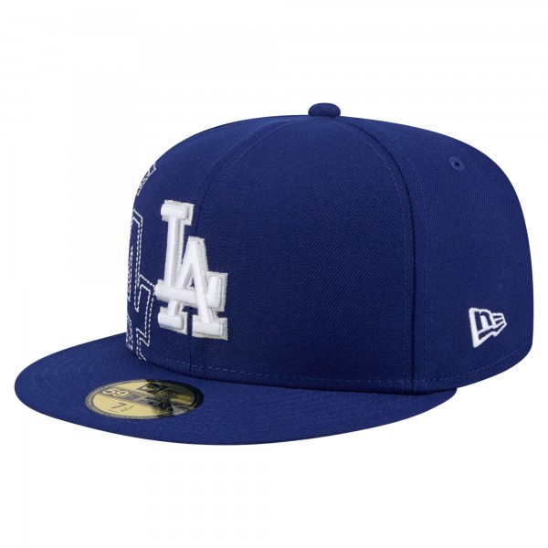Бейсболка Los Angeles Dodgers New Era Royal Yarn Stitch 59FIFTY
