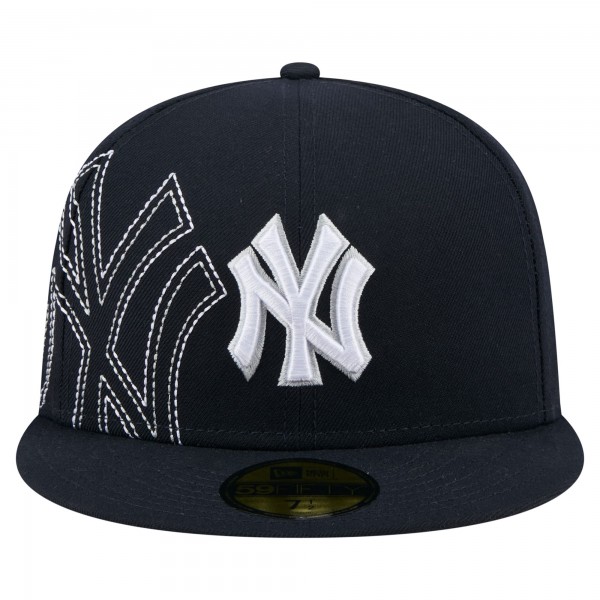 Бейсболка New York Yankees New Era Navy Yarn Stitch 59FIFTY
