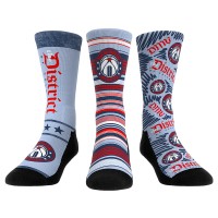 Три пары носков Washington Wizards Rock Em Socks Unisex 2024/25 City Edition