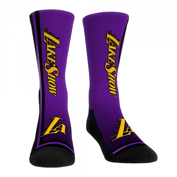 Три пары носков Los Angeles Lakers Rock Em Socks Unisex 2024/25 City Edition