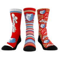 Три пары носков Memphis Grizzlies Rock Em Socks Unisex 2024/25 City Edition