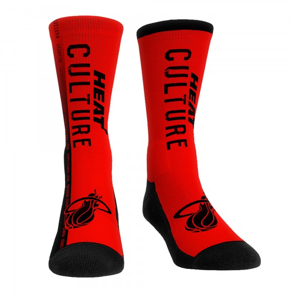 Три пары носков Miami Heat Rock Em Socks Unisex 2024/25 City Edition